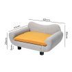 PaWz Pet Sofa Bed Dog Cat Detachable Warm Soft Back Lounge Couch Washable Cover