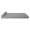 PaWz Pet Bed Chew Proof Memory Foam Orthopedic Waterproof Inner Washable Grey XL