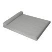 PaWz Pet Bed Chew Proof Memory Foam Orthopedic Waterproof Inner Washable Grey XXL