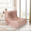 Levede Single Sofa Floor Chair Caterpillar Replica Lazy Recliner Leathaire Pink