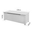 Levede Kids Toy Box Storage Chest Cabinet White Container Clothes Organiser Children