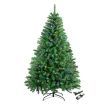 SANTACO Pre Lit Artificial Christmas Tree 1.5M 8Mode Led Lights Xmas Bushy Decor