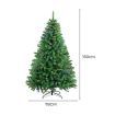 SANTACO Pre Lit Artificial Christmas Tree 1.5M 8Mode Led Lights Xmas Bushy Decor