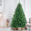 SANTACO 1.8M Christmas Tree Pre Lit 8 Mode Led Lights Xmas Bushy Decorations