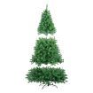 SANTACO Artificial Led Christmas Tree with Lights 2.1M Pre Lit Xmas Decor 8 Mode