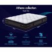 STARRY EUCALYPT Mattress Pocket Spring King Size Latex Euro Top 36cm Athena