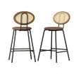 Artiss 2x Bar Stools PU Leather Stools Brown