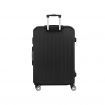 Wanderlite 28" 75cm Luggage Trolley Travel Suitcase Carry On Storage TSA Hardshell Black