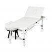 Zenses Massage Table 3 Fold Aluminium 65CM Width Portable Therapy Beauty Bed