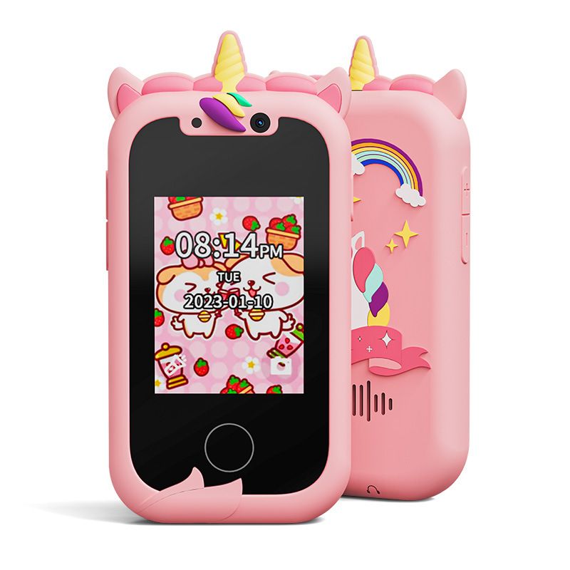 Kids Phone Toddler Toys for Girls Age 3-8  Pink