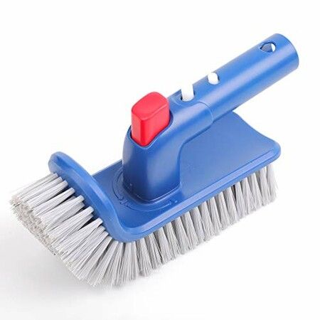 Pool Brush Head for Cleaning Pool Walls,Steps & Corners,Rotatable Hand Scrub Brushes Swimming Pool,Spa, Bathroom, Hot Tub, Kitchen Pole NOT include