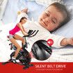 Spin Bike Exercise Bicycle Stationary Fitness 13kg Flywheel Shock Absorbing Home Gym Workout Cycle Trainer Indoor Cycling Adjustable LCD Display