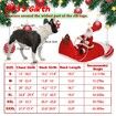 Santa Dog Costume Christmas Pet Clothes Santa Claus Riding Pet Cosplay Costumes Party Dressing up Dogs Cats Outfit for Small Medium Large Dogs Cats Size:2XL (Neck:20.4-25.6" Chest:24-32.3")