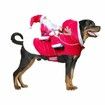 Santa Dog Costume Christmas Pet Clothes Santa Claus Riding Pet Cosplay Costumes Party Dressing up Dogs Cats Outfit for Small Medium Large Dogs Cats Size:XL (Neck:17.3-20.5&quot; Chest:22.8-29.5&quot;)