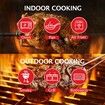 Wireless Meat Thermometer Digital Waterproof Food Thermometer for Cooking Grilling Oven Kitchen BBQ Oil Deep Frying Rotisserie with iOS and Android App