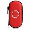 PSP Carring Case Portable Travel Pouch Cover Zipper Bag Compatible for Sony PSP 1000 2000 3000 Game Console (Red)