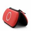 PSP Carring Case Portable Travel Pouch Cover Zipper Bag Compatible for Sony PSP 1000 2000 3000 Game Console (Red)