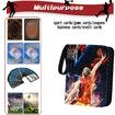 900CARDS Basketball EVA Leather Card Binder Trading Card Binder 9 Pocket with 50 Sleeves Fits Sport Cards with Zipper Storage Album