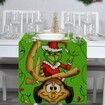 Christmas Table Runner for Home Grinch Xmas Dog Runner Merry Christmas Indoor Outdoor Party Dining Table Decorations 33*180CM