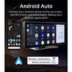 Portable Wireless Apple Carplay and Android Car Radio, 10.26 Inch HD Car Radio with Bluetooth Touch Screen Car MP5 Player