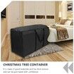 Christmas Tree Storage Bag Outdoor Furniture Cushion Storage Bag Christmas Tree Tote Storage Pouch Tree Container Holiday Ornament Bag Oxford Cloth Size M