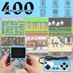 400 Games in 1 Devices, Handheld Console, Support 2 Players Play On Tv (Blue)