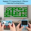 400 Games in 1 Devices, Handheld Console, Support 2 Players Play On Tv (Blue)