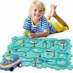 Puzzles for Kids Montessori Toys with Electric Puzzle Car Tracks Play Set Educational Toys Gifts(25 Pcs)