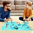 Puzzles for Kids Montessori Toys with Electric Puzzle Car Tracks Play Set Educational Toys Gifts(25 Pcs)