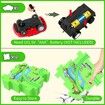 Puzzles for Kids Montessori Toys with Electric Puzzle Car Tracks Play Set Educational Toys Gifts(25 Pcs)