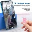 TikTok Scrolling Ring TIK Tok Bluetooth Ring Remote Page Turner clicker for iPhone iPad Camera Wireless Remote Shutter Selfie Button (D01,Pink)