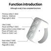 TikTok Scrolling Ring TIK Tok Bluetooth Ring Remote Page Turner clicker for iPhone iPad Camera Wireless Remote Shutter Selfie Button (D01,White)