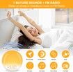 Sunrise Alarm Clock, Wake Up Light with Sunrise and Sunset Simulation for Heavy Sleepers Adults Kids