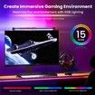 40cm Monitor Light RGB Backlight, Eye Care Dual Light Computer Light Bar Gaming Home Office Desk Lamp