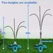 Outdoor Multi Nozzle Stand-Up Sprayers Garden Yard Lawn BBQ Portable Sprayer Kids Water Playing Cooling Misting System (Color : 8M+Extension Pipe)