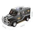 Boys Piggy Bank - Coin Money Storage - Police Swat Car - Toy Money Box with Password- Black