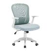 Mesh Office Chair Mid Back Gaming Armchair Work Study Desk Computer Seat Ergonomic Home Executive Task Swivel Tilt Lumbar Support Armrest