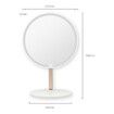 Rechargeable Travel Makeup Mirror with LED Light, 3 Color Lighting Travel Mirror