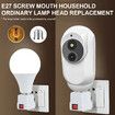 1080P Baby Monitor Camera Surveillance Colorful Night Vision Intercom Babysitter Security Version 360 Degree Full Color HD Pet Safety and Protection