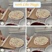 50*30cm Sliding Pizza Peel Transfers Pizza Non-Stick, Pala Pizza Scorrevole, Pizza Paddle with Handle, Pizza Spatula Paddle