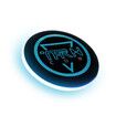 Blue LED Flying Disc- Light Up Disc for Adults and Kids, 268 LEDs Glow in The Dark Disk,Outdoor Games & Cool Toys, LED Frisbee， 40M FALL PREVENTION