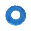 2 PCS Blue Dog Rubber Tire Flyer Dog Toy, Flying Disc, Lightweight, Durable, Floats in Water, Great for Beach and Pool,25.5cm Diameter，Bone pattern