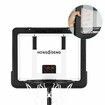 1.6-2m Basketball Hoop Ring Stand System with Scoreboard Rim Net Ball Portable Backboard Kids Adults Training Station Playground Adjustable Height