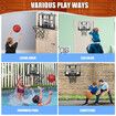 Mini Basketball Hoop Electronic Scoreboard Door Wall Mounted Backboard Ring Rim Net System Indoor Hanging Kids Toys Adults Sports Training Game