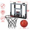 Mini Basketball Hoop Electronic Scoreboard Door Wall Mounted Backboard Ring Rim Net System Indoor Hanging Kids Toys Adults Sports Training Game