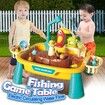Fishing Game Table Toy With Running Water Children Role Play Electric Pool Outdoor Backyard Activity Pretend Set