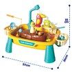 Fishing Game Table Toy With Running Water Children Role Play Electric Pool Outdoor Backyard Activity Pretend Set