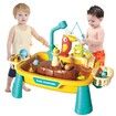 Fishing Game Table Toy With Running Water Children Role Play Electric Pool Outdoor Backyard Activity Pretend Set