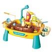 Fishing Game Table Toy With Running Water Children Role Play Electric Pool Outdoor Backyard Activity Pretend Set