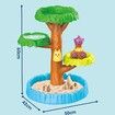 Tree Water Table Sand Play Toy Set Educational Beach Preschool Activity Summer Outdoor Backyard for Kids